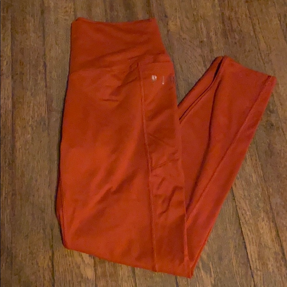 PINK Leggings with Two Side pockets